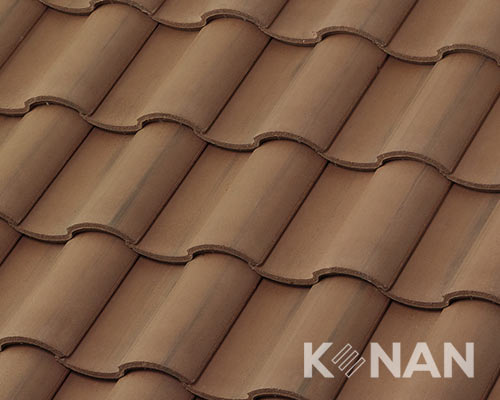 Light Brown - with Black Antique -Boral Barcelona 900 Roof Tile